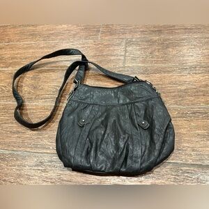 Nine & Co Black Faux Leather Purse